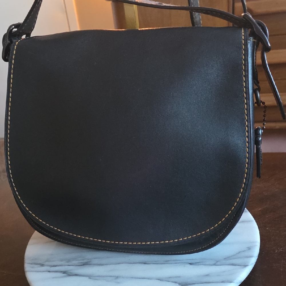 Coach 1941 Saddle Bag 23 In Black 🖤